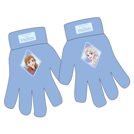Frozen - licence Dívčí rukavice - Frozen 5242B154, fialkovomodrá Barva: Modrá světle