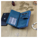 Dámská kožená peněženka Gregorio PT-116 modrá
