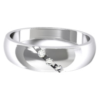 OLIVIE Stříbrný snubní prsten 5417