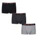 Reebok Pánské sportovní boxerky - 3 kusy RBK8260 Black