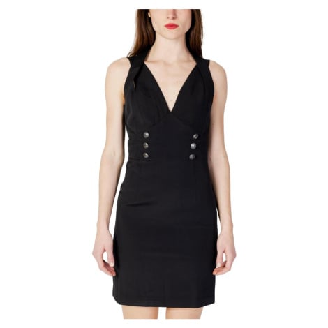 Guess SL AMANDA BODY ICON DRESS W3GK52WB4H2 Černá