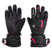 BLIZZARD-Reflex junior ski gloves, black/pink Černá