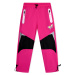 Dívčí šusťákové kalhoty - KUGO SK7738, růžová Barva: Růžová