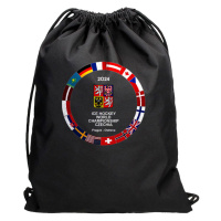 Hokejové reprezentace pytlík gym bag Ice Hockey World Championship Czechia MS 2024 black