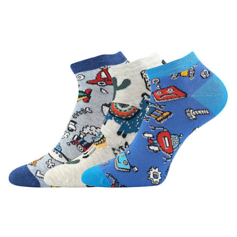 3PACK dětské ponožky Lonka vícebarevné (Dedonik - Mix C)