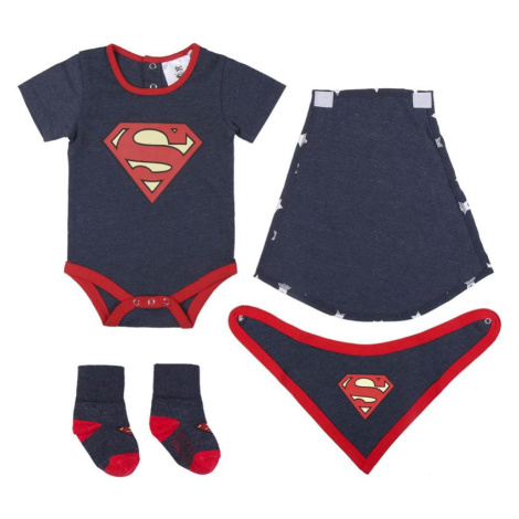 DC Comics Superman dárková sada pro miminka 6-12m