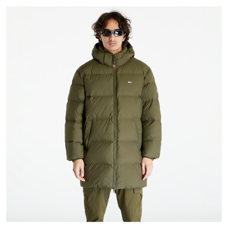 Tommy Jeans Essential Down Puffer Jacket Grab Olive Green Tommy Hilfiger