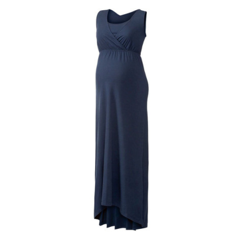 esmara® Dámské těhotenské maxi šaty (námořnická modrá)