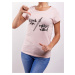 Růžové dámské tričko Tatínek vám vyhlásí válku Differenta Design