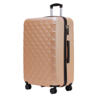 Velký rodinný cestovní kufr s TSA zámkem ROWEX Crystal Barva: Šampaňská