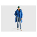 Benetton, Long Puffer Jacket With Recycled Feathers