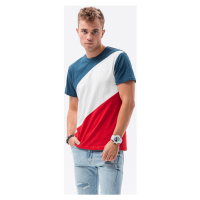 Ombre Pánské tričko Beyer navy-červená ruznobarevne