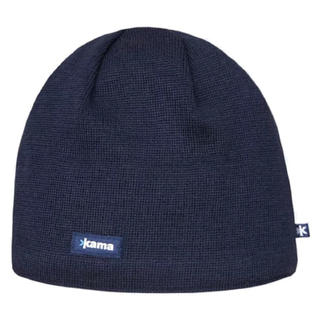 Kama AW 108 pletená merino čepice tmavě modrá UNI