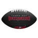 Wilson MINI NFL TEAM SOFT TOUCH FB BL TB Mini míč, černá, velikost