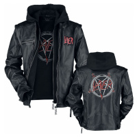 Slayer Pentagram Kožená bunda černá
