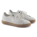 Nubukové polobotky Birkenstock Bend Low Decon LENB bílá barva, 1024632