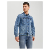 Modrá pánská džínová bunda Jack & Jones Jean - Pánské