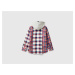 Benetton, Tartan Shirt With Hood