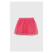 Dětská sukně Sisley růžová barva, mini, áčková