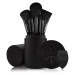 Luvia Cosmetics Prime Vegan Pro Black Edition sada štětců 12 ks