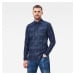 G-STAR Shirt - 3301 slim shirt l\s dark blue