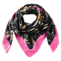 BONPRIX šátek s květy Barva: Černá