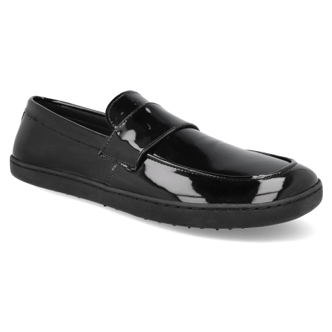 Barefoot dámské mokasíny Shapen - Sheen black černé