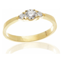 Zlatý diamantový prsten 0003 + DÁREK ZDARMA
