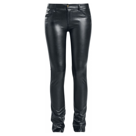 Black Premium by EMP Koženkové kalhoty Dámské kalhoty černá