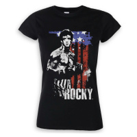 tričko dámské Rocky - American Flag - HYBRIS - MGM-5-ROCK008-H16-16-BK