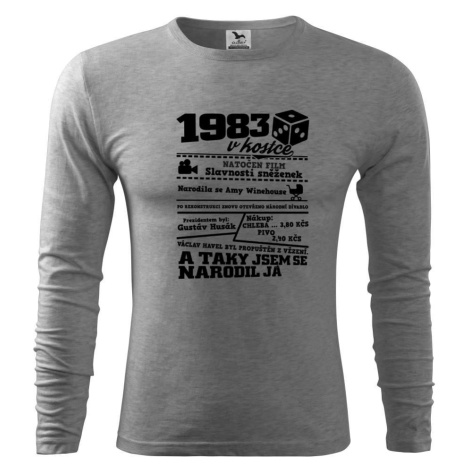 1983 v kostce - Triko s dlouhým rukávem FIT-T long sleeve