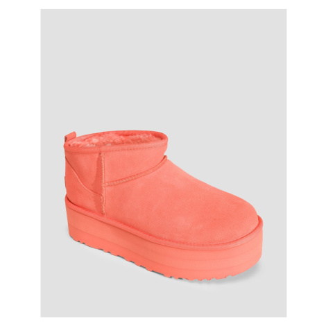 Dámské Kožené Boty Ugg Classic Ultra Mini Platform