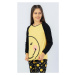 Dětské pyžamo dlouhé Vienetta Secret Úsměv žluté | žlutá