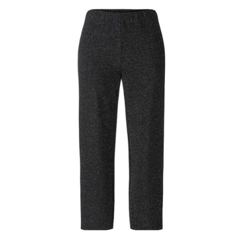 esmara® Dámské kalhoty (černé/stříbrné)