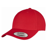 Kšiltovka // Flexfit YP CLASSICS 5-PANEL PREMIUM CURVED VISOR SNAPBACK CAP red