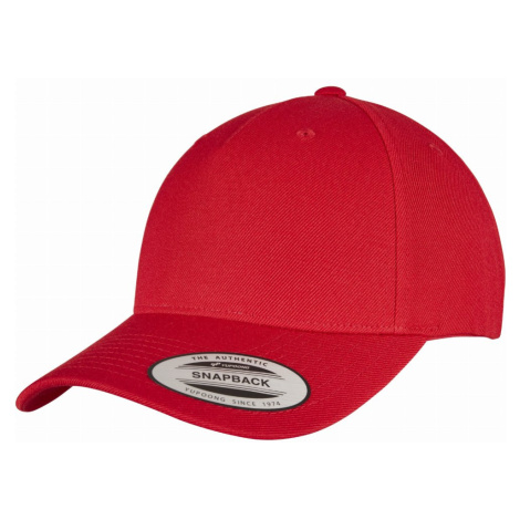 Kšiltovka // Flexfit YP CLASSICS 5-PANEL PREMIUM CURVED VISOR SNAPBACK CAP red