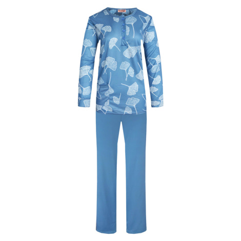 Miga dámské pyžamo dlouhé levně 2296 šedomodrá