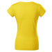 Malfini Fit V-NECK Dámské triko 162 žlutá
