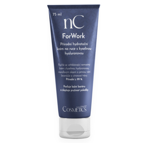 nanoSPACE Cosmetics Přírodní hydratační krém na ruce s kyselinou hyaluronovou ForWork