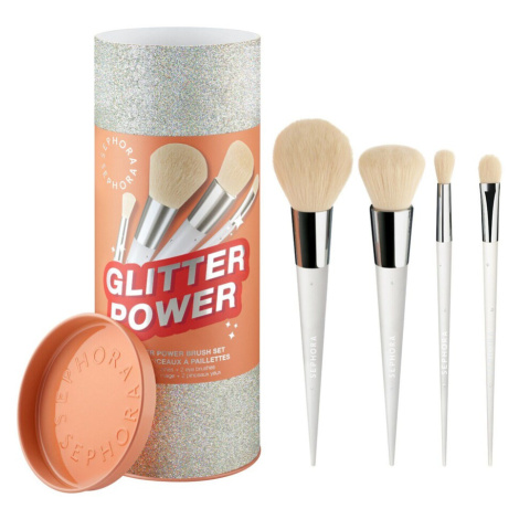 SEPHORA COLLECTION - Glitter Power Brush Set - Sada 4 štětců