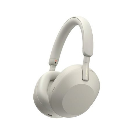 Sony Noise Cancelling WH-1000XM5, stříbrná