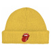 Rolling Stones zimní kulich, 72 Tongue Roll Up Mustard Yellow