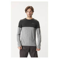 Picture Eaton Merino L/S Tee šedá