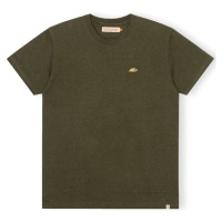 Revolution T-Shirt Regular 1342 TEN - Army/Melange Zelená