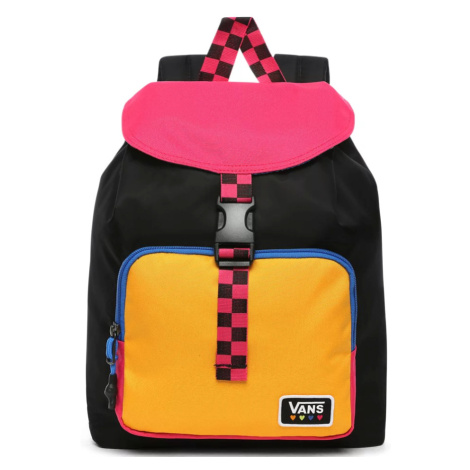 Dámský batoh Vans Glow Stax - černý/růžový/žlutý