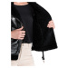 Zimní černá bunda s kožíškem - TWINSET