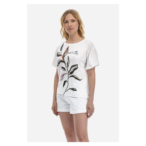 Tričko la martina woman t-shirt s/s 40/1 cotton bílá