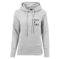 Ladies Never On Time Hoody - grey