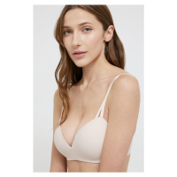 Podprsenka Calvin Klein Underwear žlutá barva, hladká, 000QF6017E