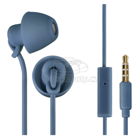 Thomson sluchátka s mikrofonem EAR3008 Piccolino, mini špunty, modrá 132638 Hama